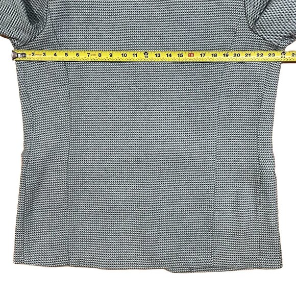 Jessica Scott Vintage Woven Blazer — Sage Green Textured Single Button Jacket - Picture 8 of 13